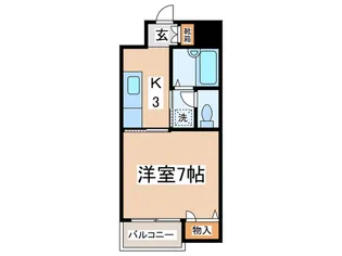 ア-バンライフ永山【2階】の間取り