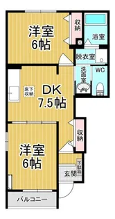 プロムナードVI【1階】の間取り