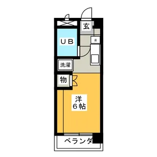 ハイム伊勝【3階】の間取り