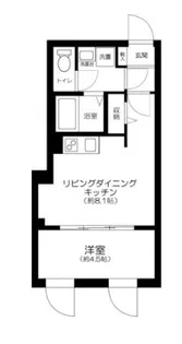 Le Nid 日本橋【3階】の間取り