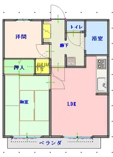 レジデンス さとう A棟【1階】の間取り