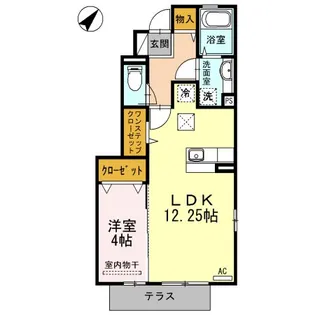 鹿児島県鹿児島市東谷山2【アパート】の間取り