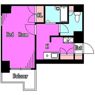 ヴェルステージ茅場町【3階】の間取り