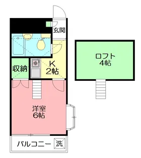 ケントハウス【2階】の間取り
