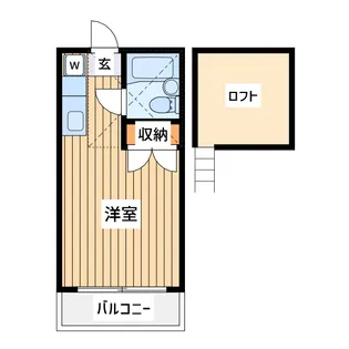 クレール新百合【1階】の間取り
