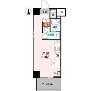 Vista Grande 東灘【3階】の間取り