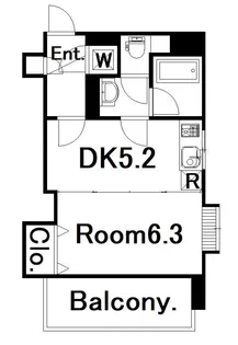 M・セレーノ【3階】の間取り