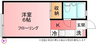 レジデンス三元1号【2階】の間取り
