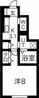 奥州市江刺大通り【Ambiente(アンビエンテ)】築2年【1階】の間取り
