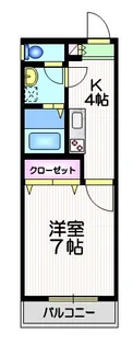 東京都豊島区長崎6【マンション】の間取り