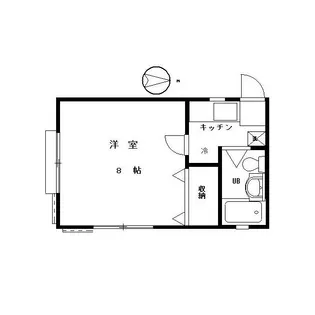 コーポルネッサンス【1階】の間取り