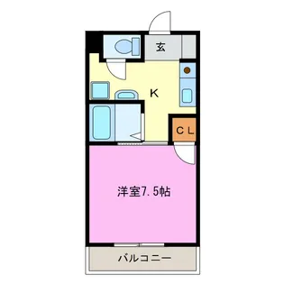 静岡県浜松市中央区三幸町【マンション】の間取り