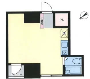 スカイコート後楽園II【9階】の間取り