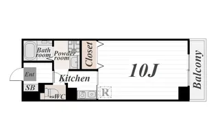 レジデンスFUKU【2階】の間取り