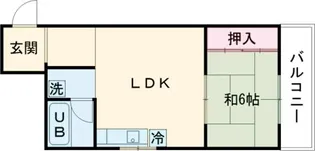 大阪府枚方市香里園町【マンション】の間取り