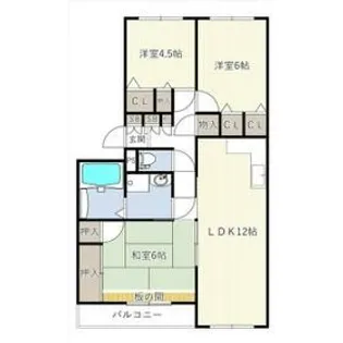 INOVE松戸六高台【2階】の間取り