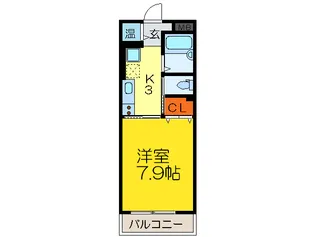 サンメゾン荘内【3階】の間取り