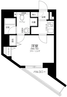 東京都北区田端3【マンション】の間取り