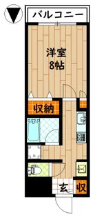 神奈川県川崎市中原区上小田中6【マンション】の間取り