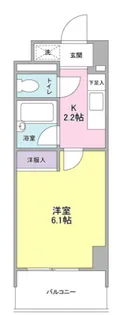 東京都町田市原町田6【マンション】の間取り