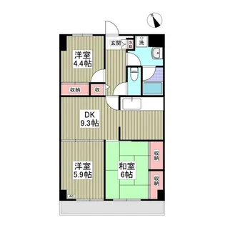 フラット171【7階】の間取り