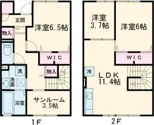 フローラの間取り