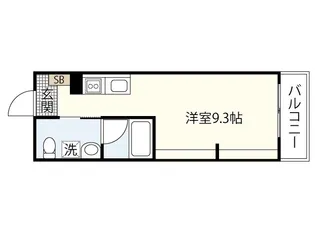 カーサコリーナ【2階】の間取り