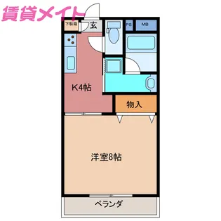 Orange PAC【3階】の間取り