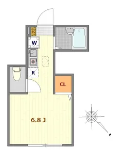 バーミープレイス調布II【1階】の間取り