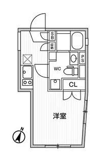 東京都渋谷区東2【マンション】の間取り