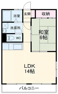 コーポ上尾【5階】の間取り