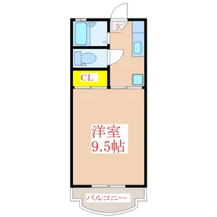 MIIスターマンション【3階】の間取り