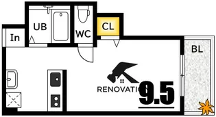 広島県広島市中区舟入本町【マンション】の間取り