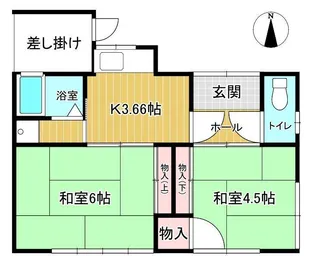 山口県防府市大字仁井令【一戸建】の間取り