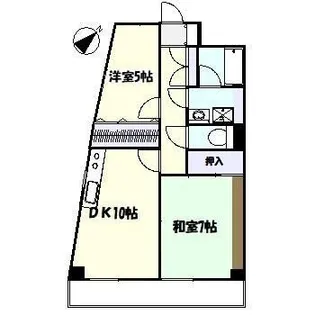 エクセル稲田【1階】の間取り