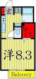 ドエル・アゼリア【1階】の間取り