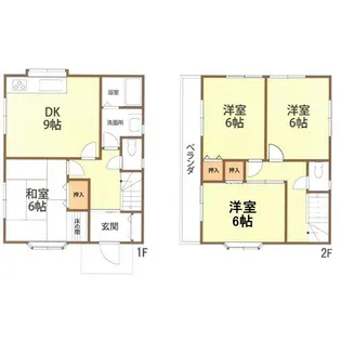 徳島県徳島市川内町加賀須野【一戸建】の間取り