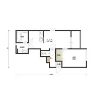 1LDKの間取り画像