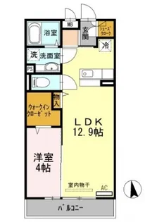 ラヴィアンフルール【2階】の間取り