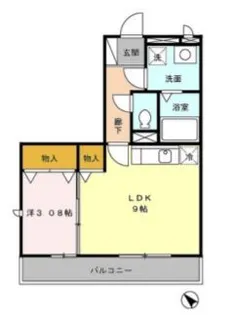 メゾン ド シャルマン【2階】の間取り