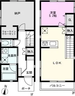 埼玉県さいたま市南区曲本2【一戸建】の間取り