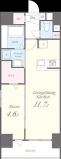 1LDKの間取り画像