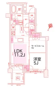 神奈川県横浜市西区紅葉ケ丘【マンション】の間取り