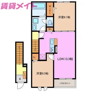 セレーネ【2階】の間取り