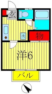 グレイスフル【2階】の間取り