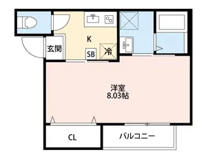 千葉県松戸市五香西1【アパート】の間取り