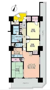 オラリオンサイト2番館【29階】の間取り