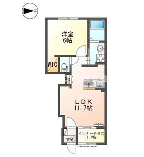 丹波篠山市西吹 新築アパート【1階】の間取り