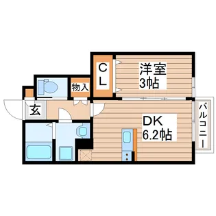 RisaII【1階】の間取り