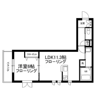 B Flat【2階】の間取り